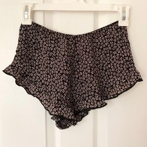 brandy floral shorts